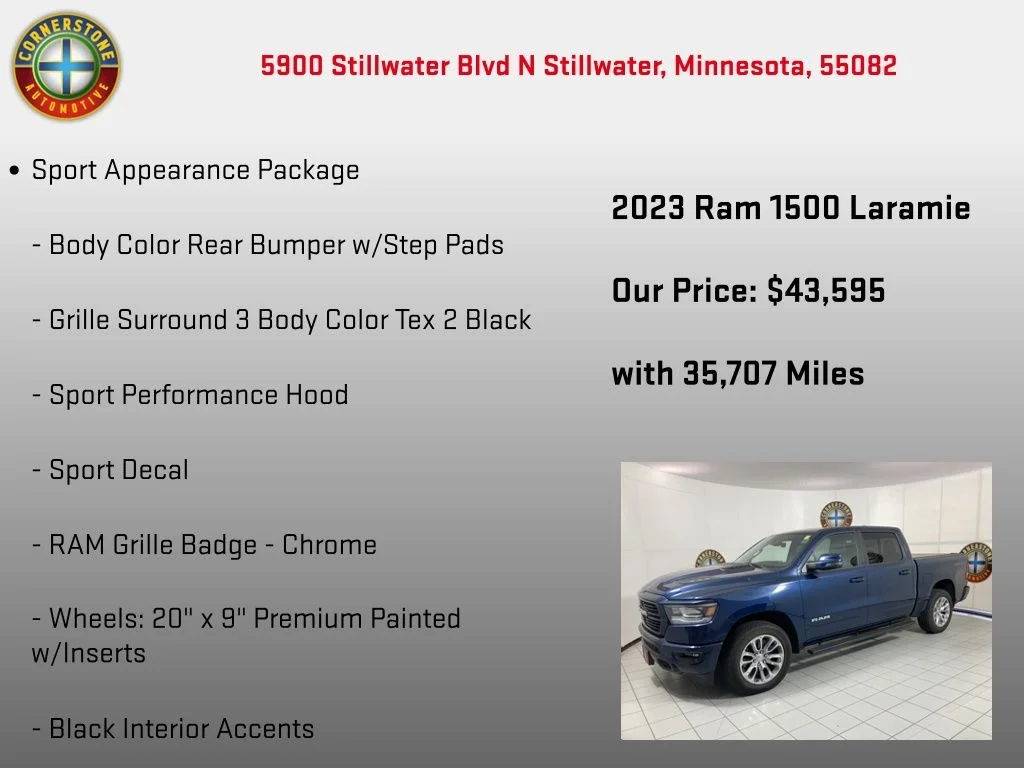 Used 2023 Blue Ram Laramie image 26
