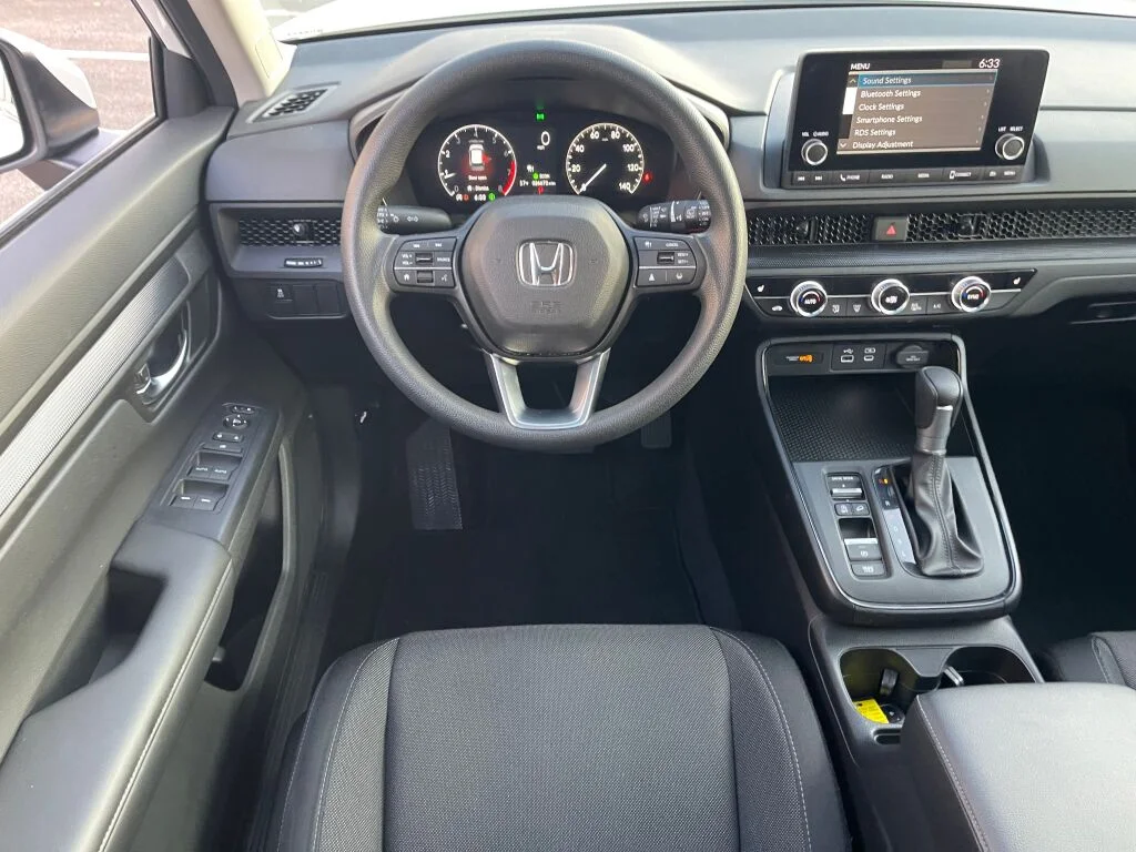 Certified Used 2025 Platinum White Pearl Honda EX image 2