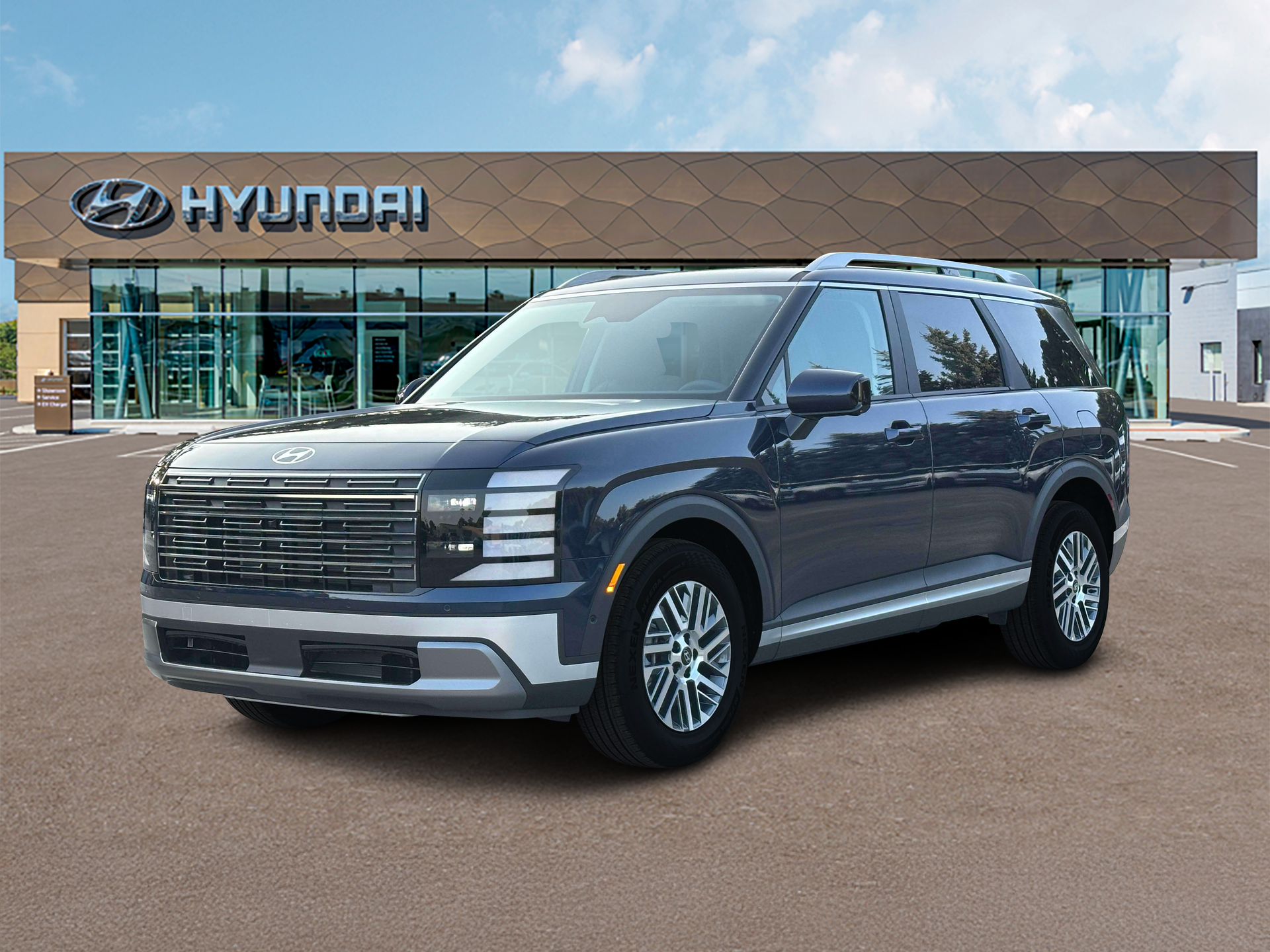 New 2027 Blue Hyundai SEL Premium AWD image 1