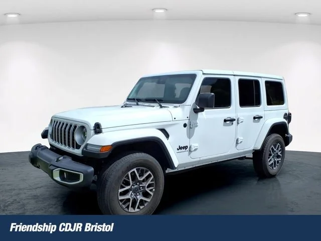 Used 2025 White Jeep Sahara image 1