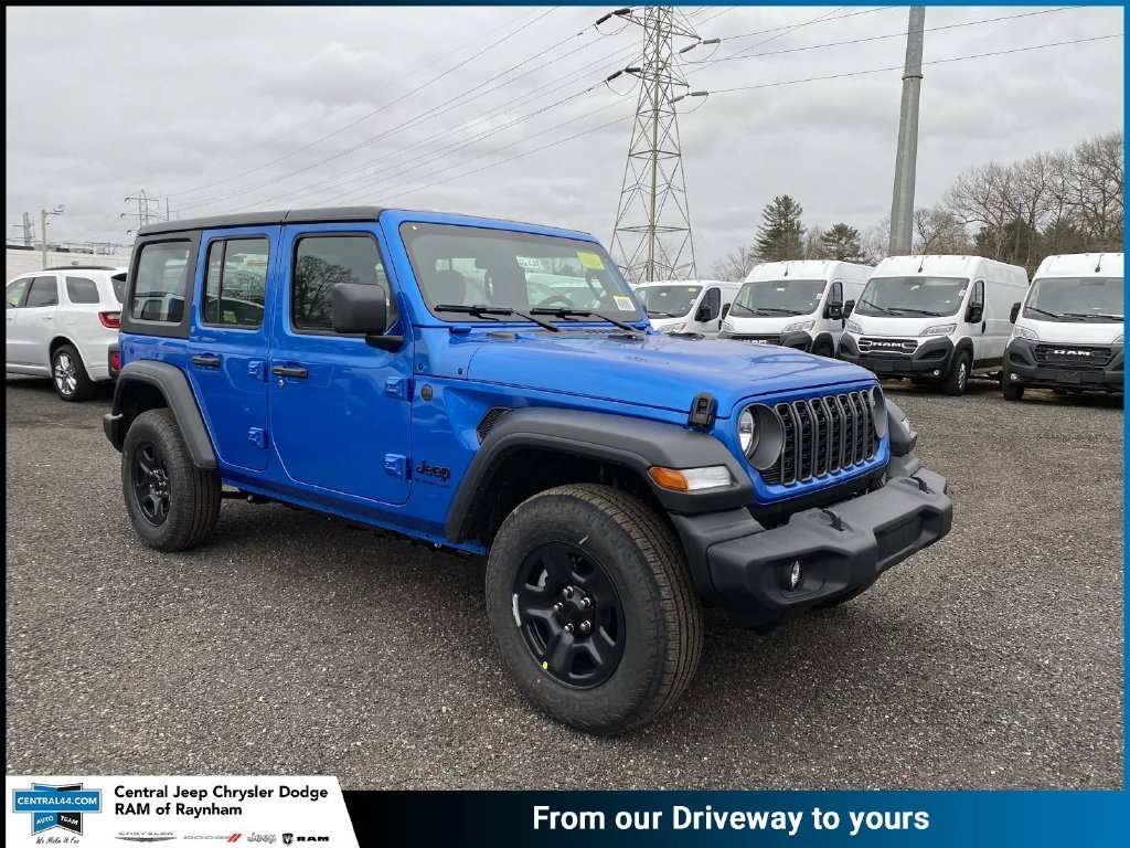 New 2026 Hydro Blue Pearl-Coat Exterior Paint Jeep Sport image 1