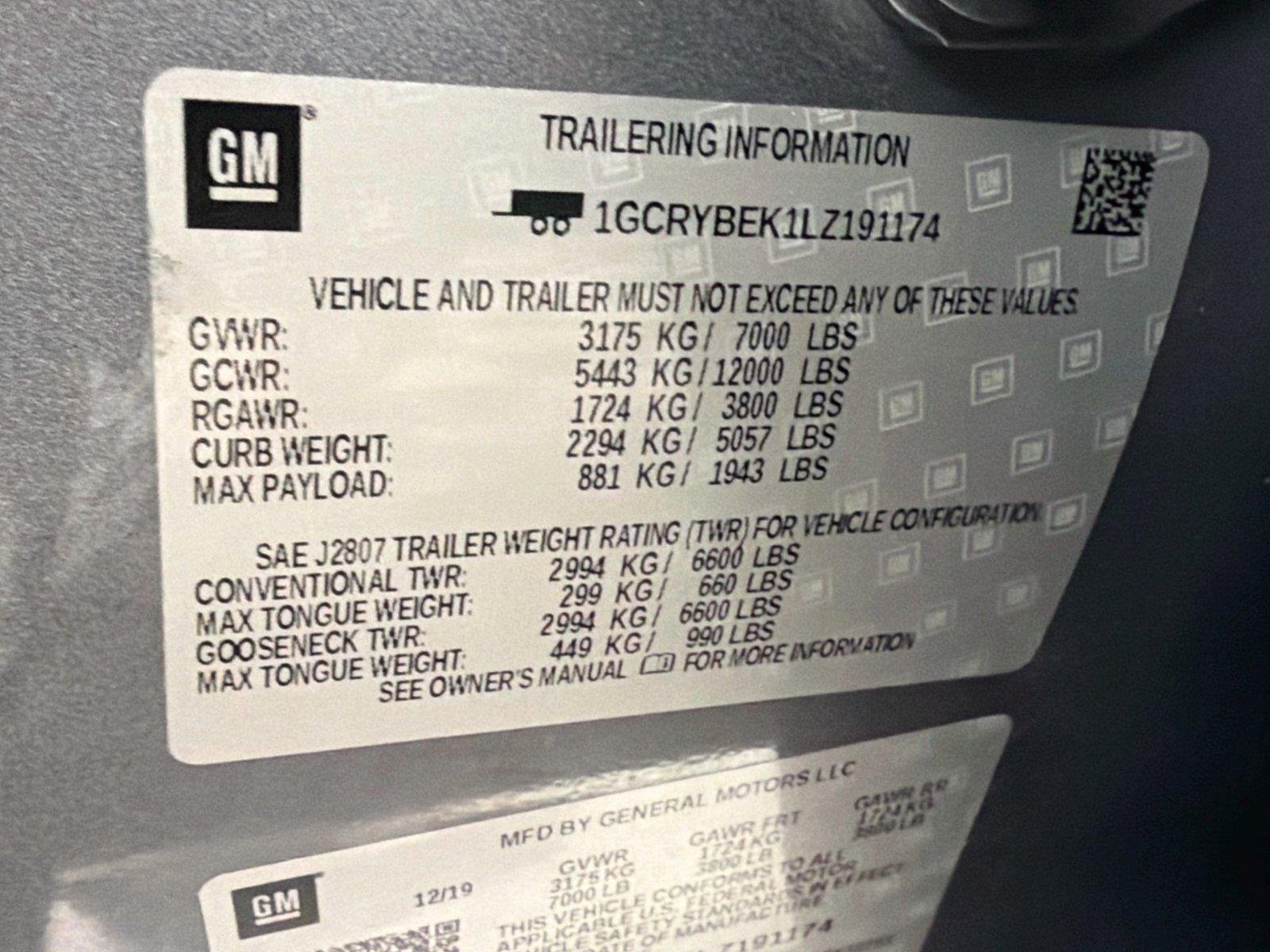 Used 2020 SATIN STEEL METALLIC Chevrolet Custom image 41