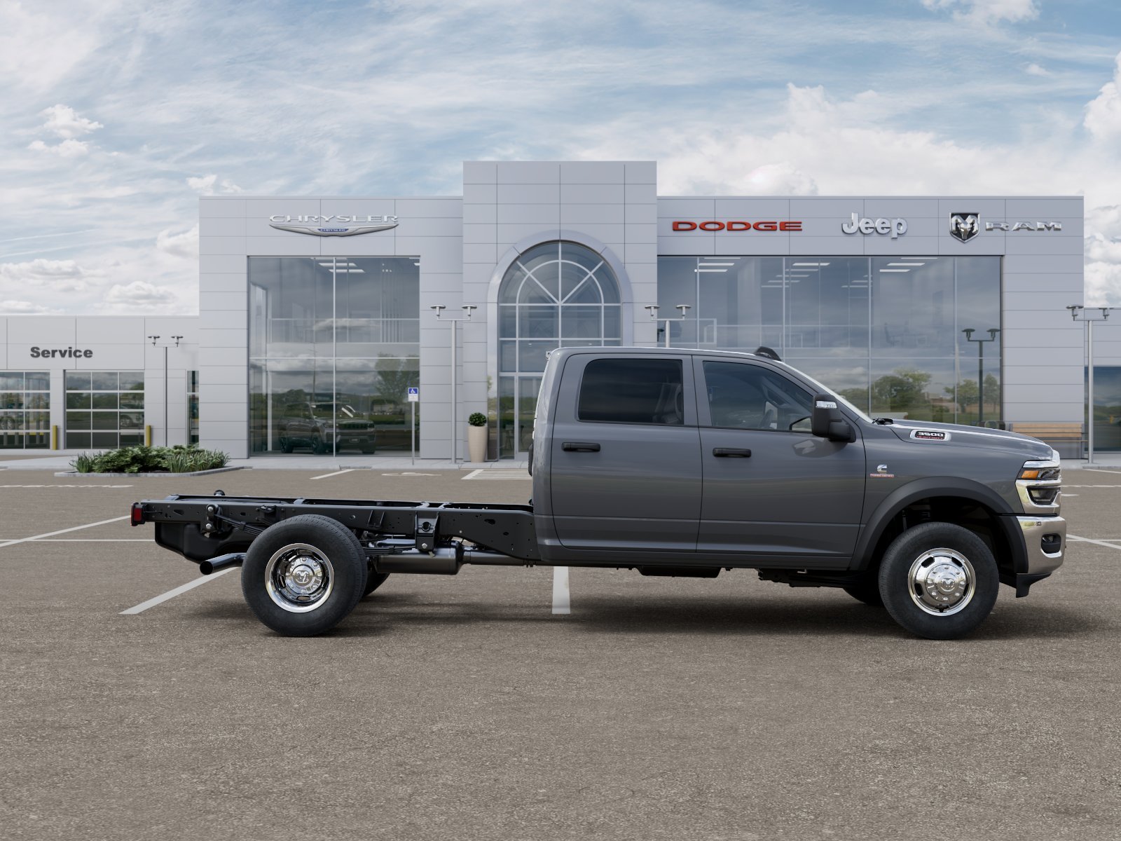 New 2026 Ceramic Gray Clear-Coat Exterior Paint RAM Tradesman image 36