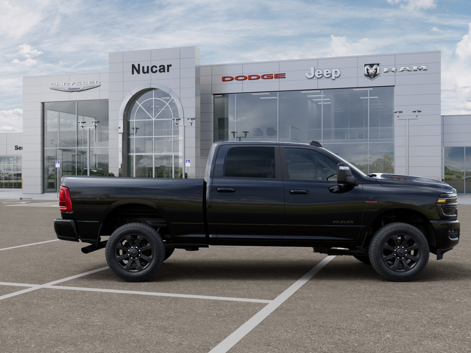 New 2026 Diamond Black Crystal Pearl-Coat Exterior Paint RAM Laramie image 21