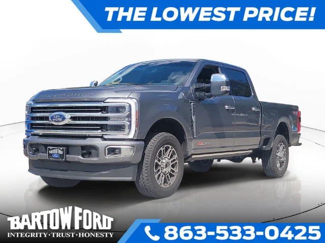 New 2026 Gray Metallic Ford Platinum image 1
