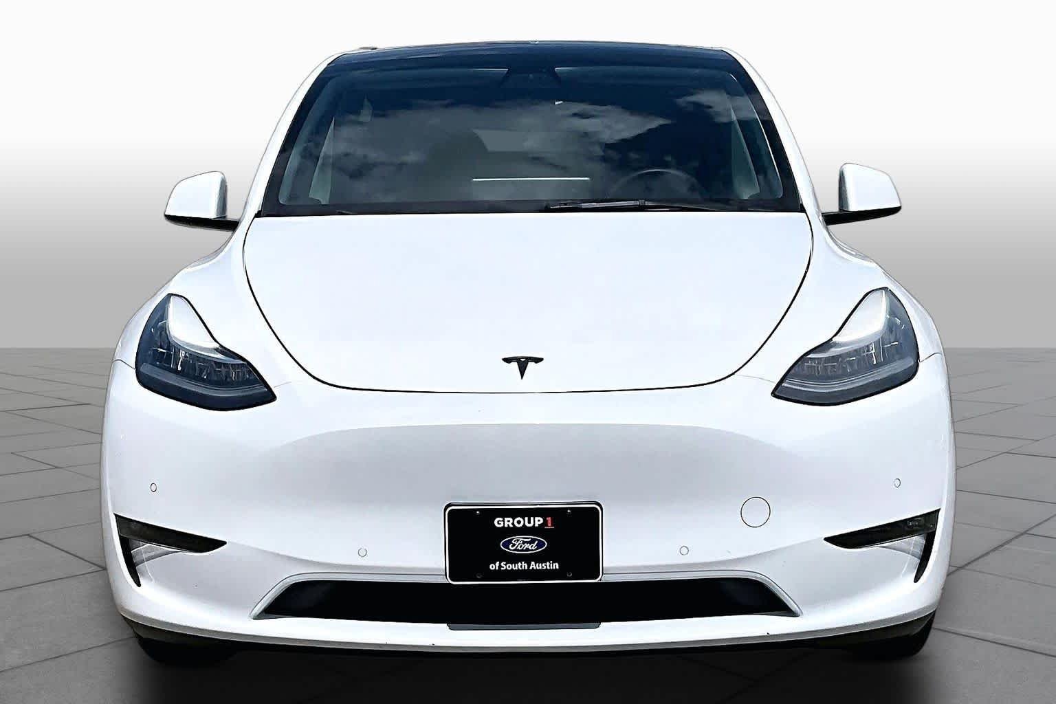 Used 2021 Tesla Model Y Long Range with VIN 5YJYGDEE8MF182189 for sale in Austin, TX