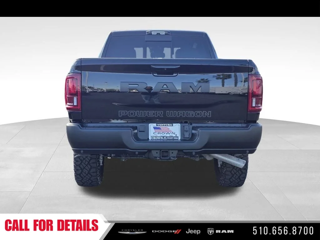 New 2026 Diamond Black Crystal Pearl-Coat Exterior Paint RAM Power Wagon image 6