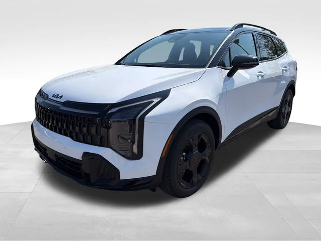New 2027 Glacial White Pearl / Black Ro Kia X-Line image 3
