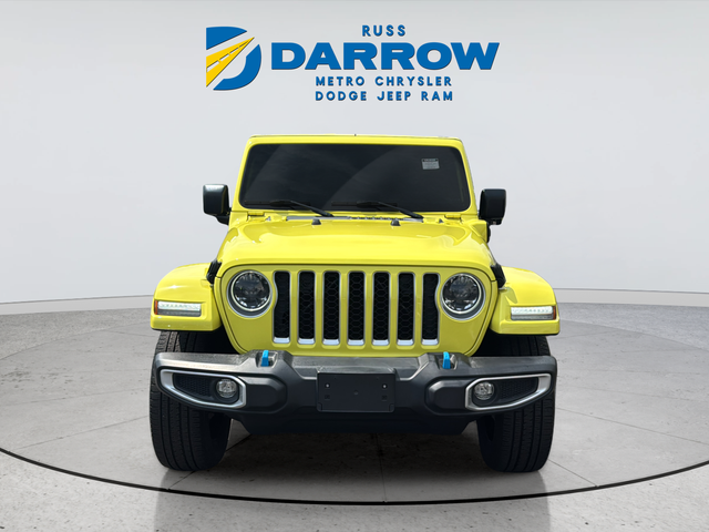 Used 2023 Yellow Jeep Sahara 4xe image 8