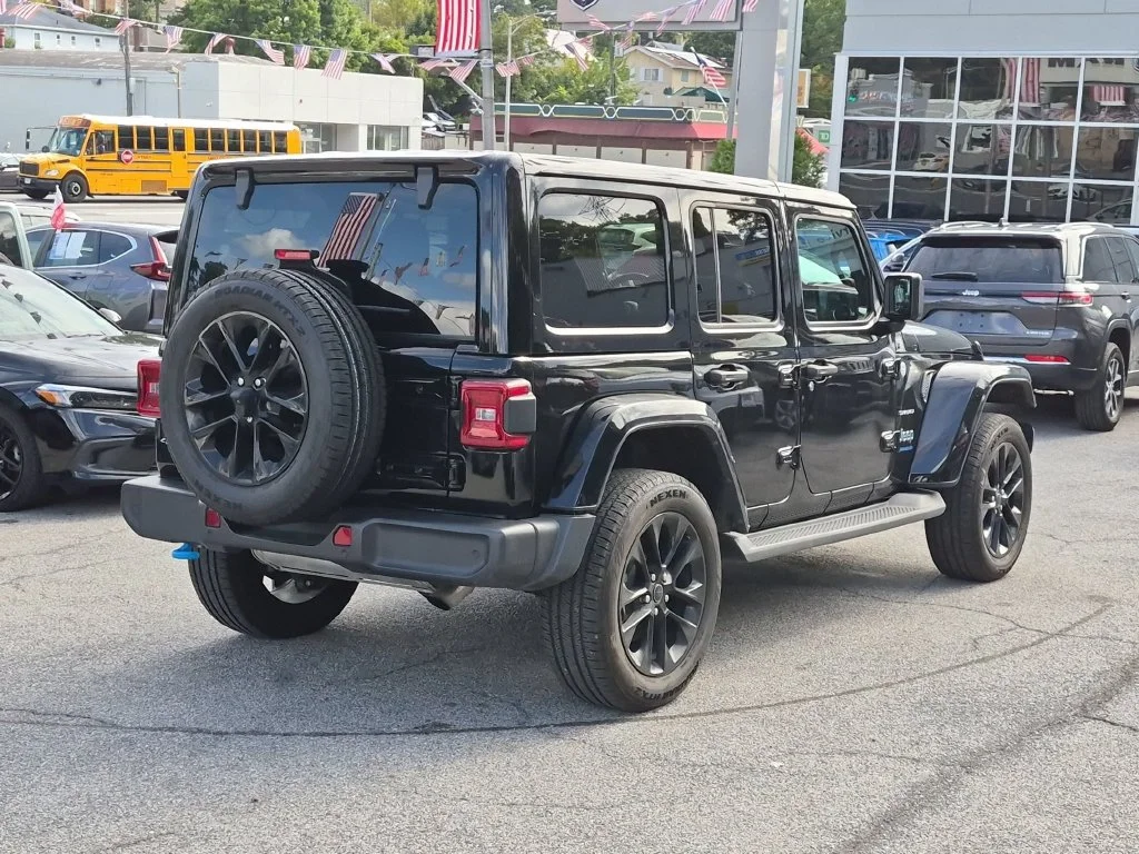 Used 2024 Black Jeep Sahara 4xe image 5