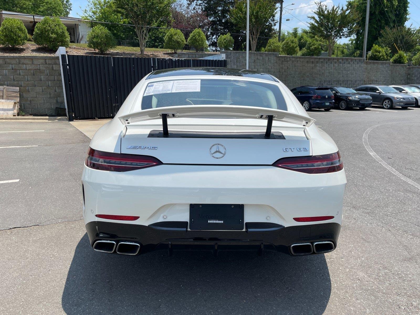 Used 2021 designo Diamond White Metallic Mercedes-Benz AMG® GT 63 image 4