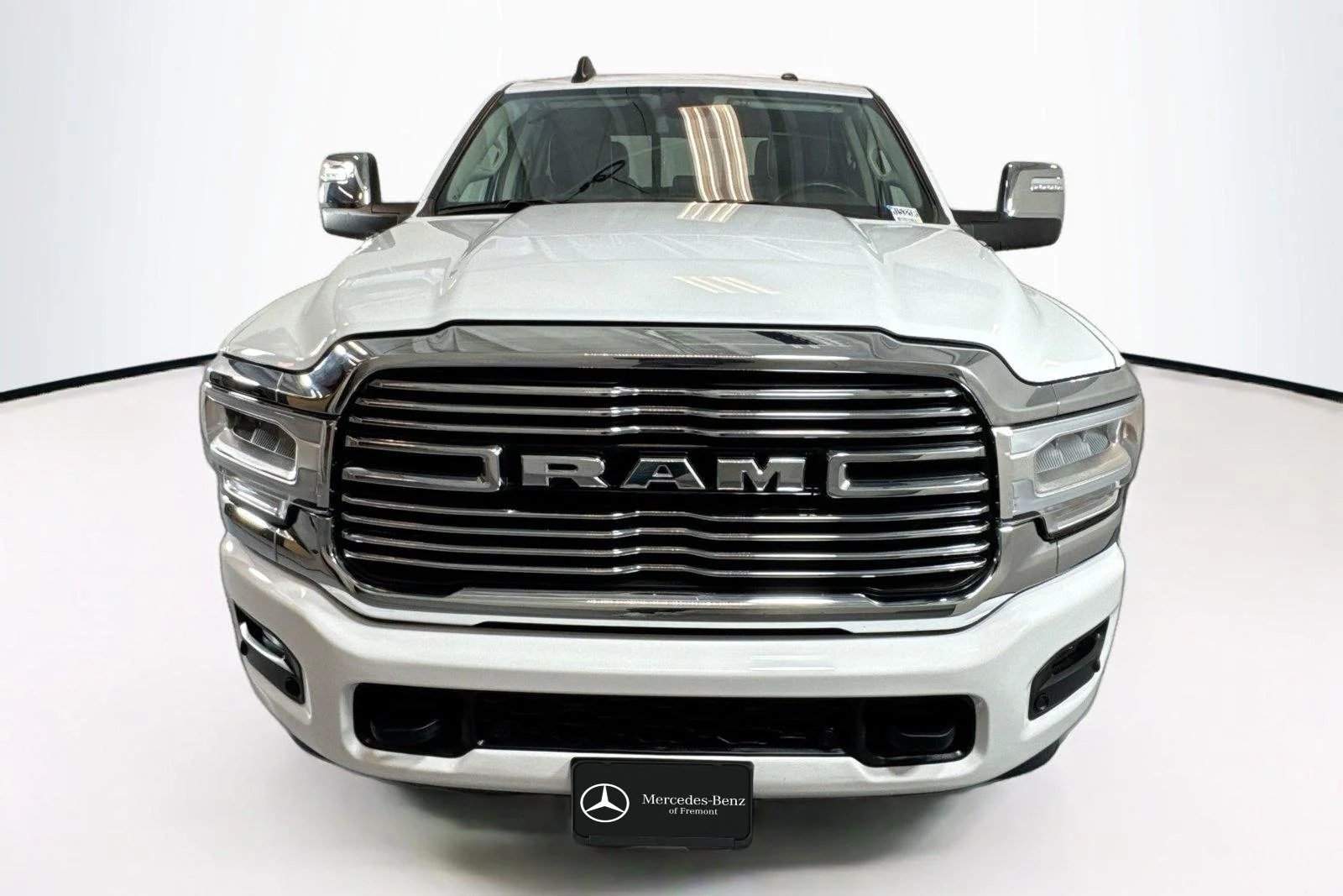 Used 2024 Bright White Clearcoat Ram Laramie image 2