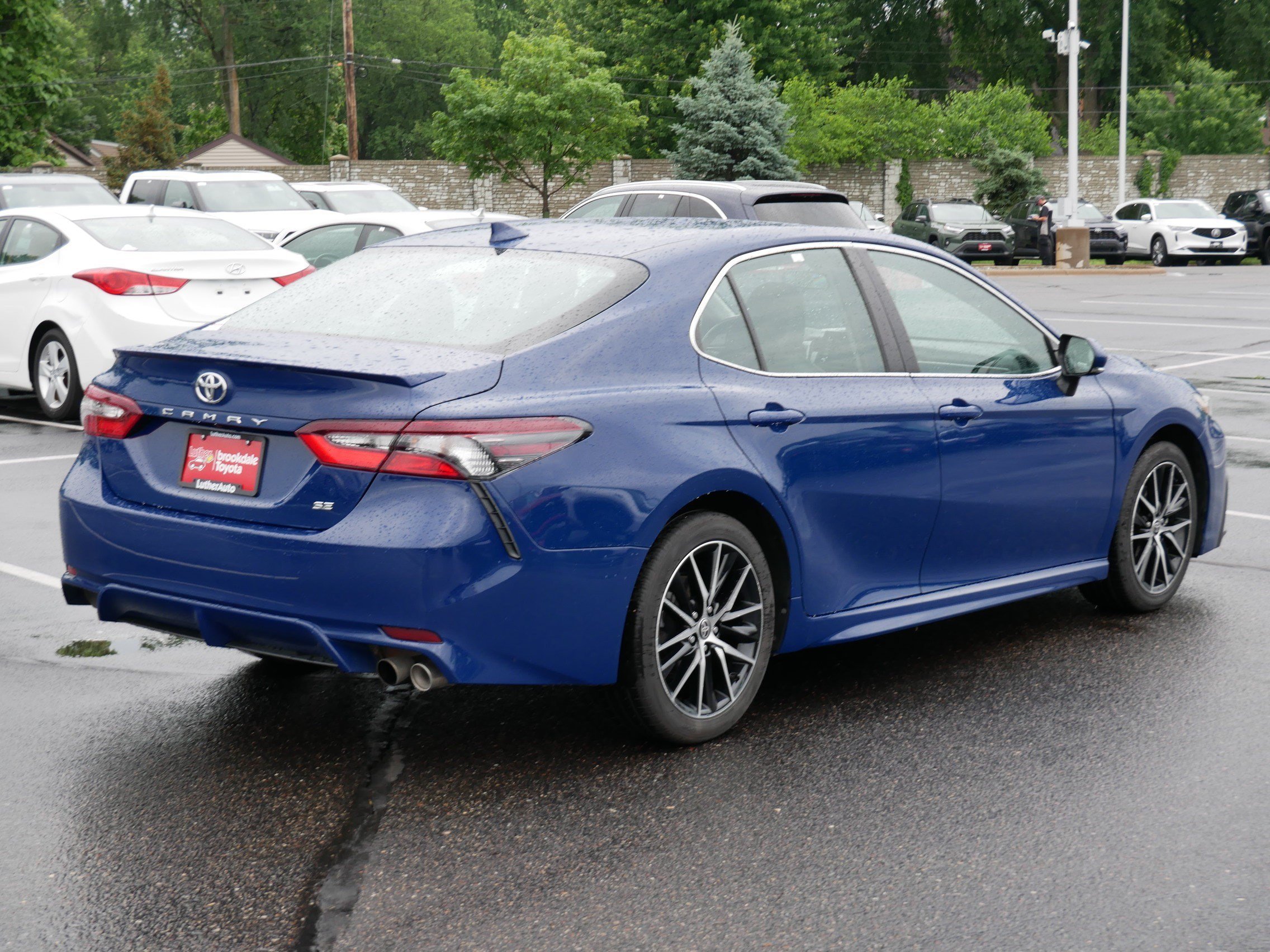 Certified Used 2024 RESERVOIR BLUE Toyota SE image 7