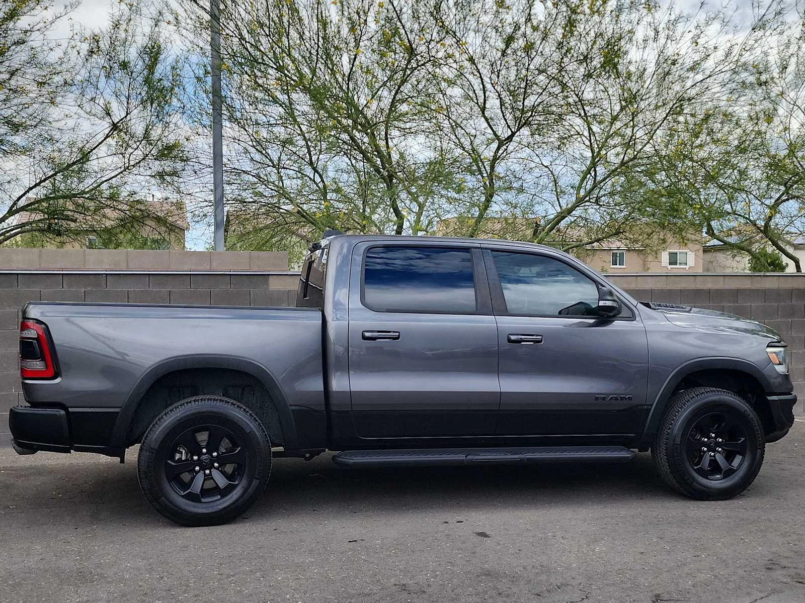 Used 2021 Granite Crystal Metallic Clearcoat Ram Rebel image 9