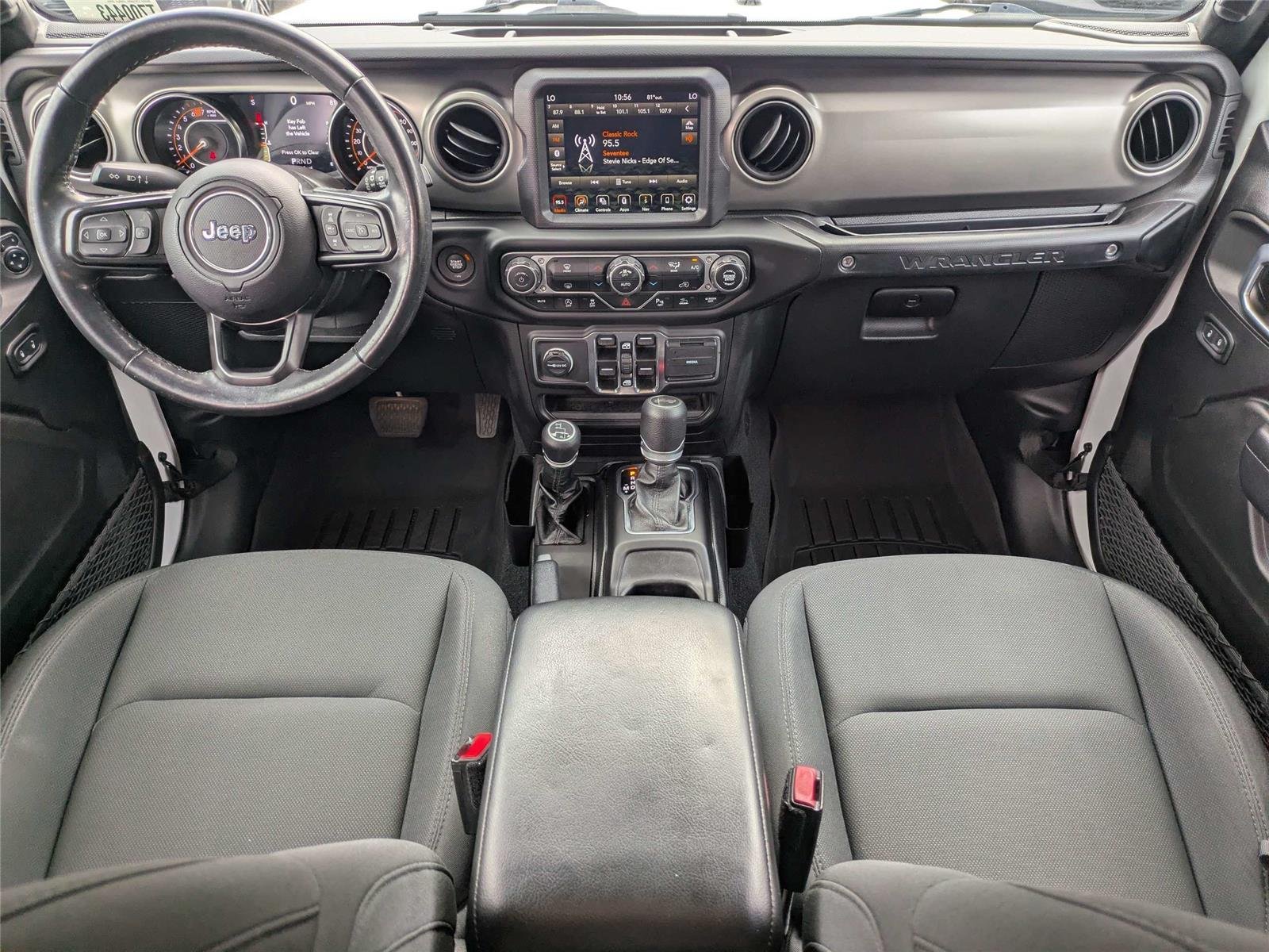 Used 2021 Bright White Clearcoat Jeep Unlimited Sport S image 17