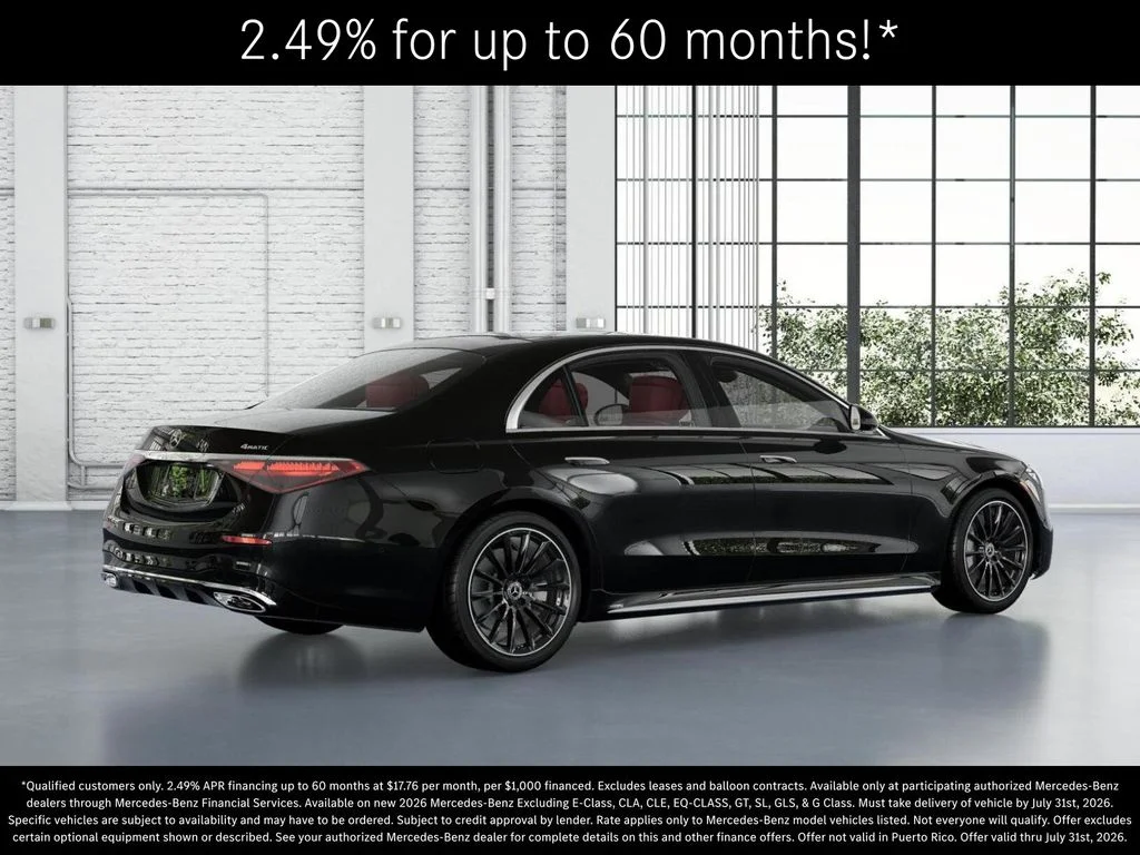 New 2026 Obsidian Black Metallic Mercedes-Benz S 580 image 20