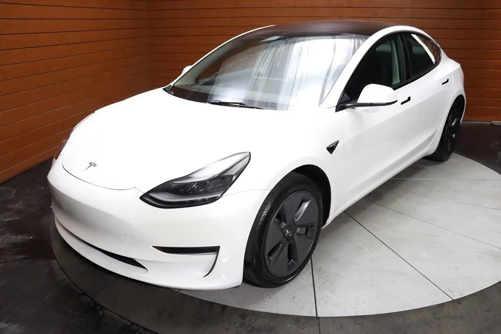 Used 2023 Pearl White Multi-Coat Tesla Base image 5