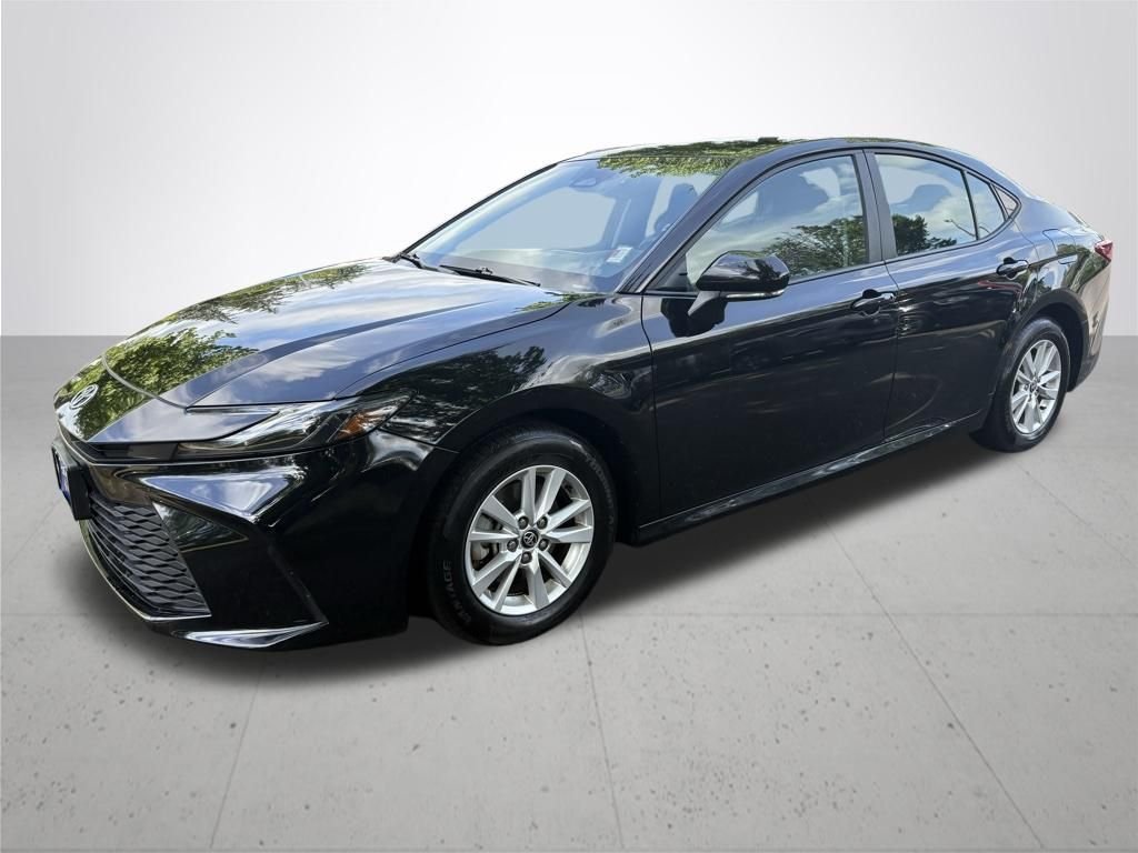 Used 2025 Midnight Black Metallic Toyota LE image 2