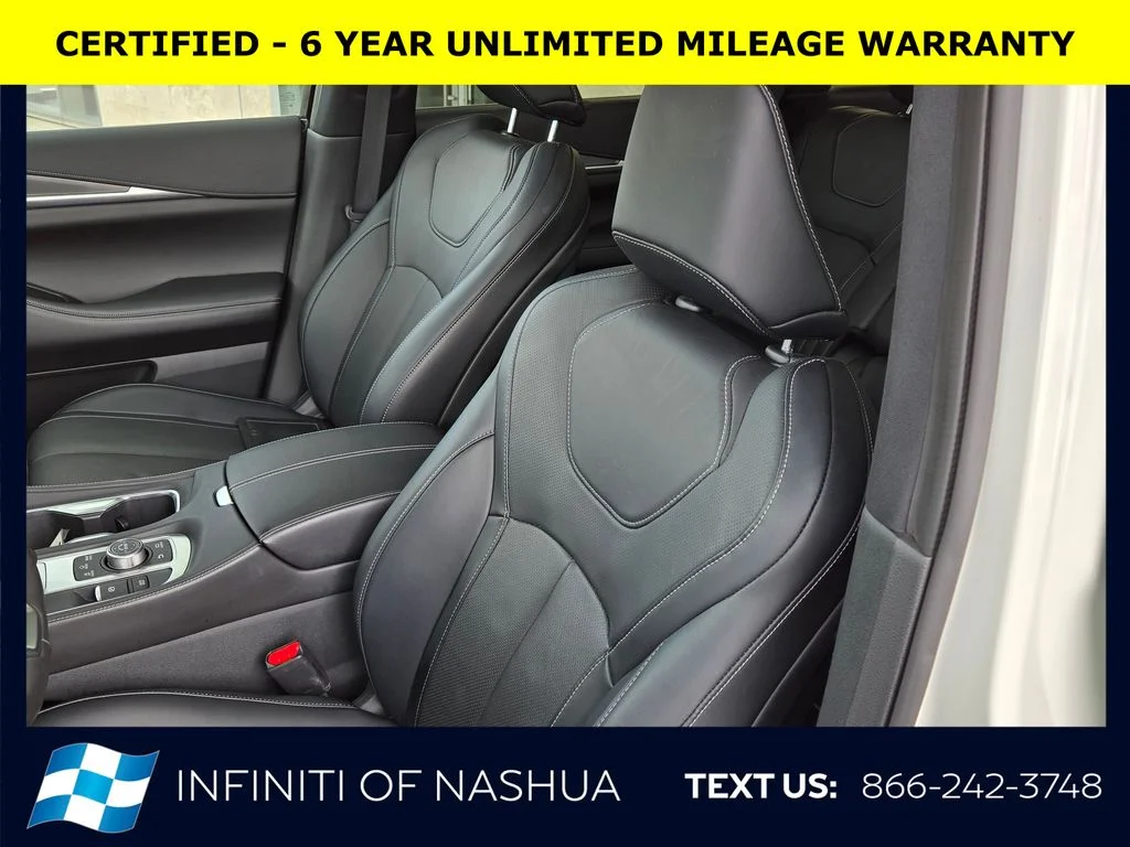 Certified Used 2023 White INFINITI LUXE image 9