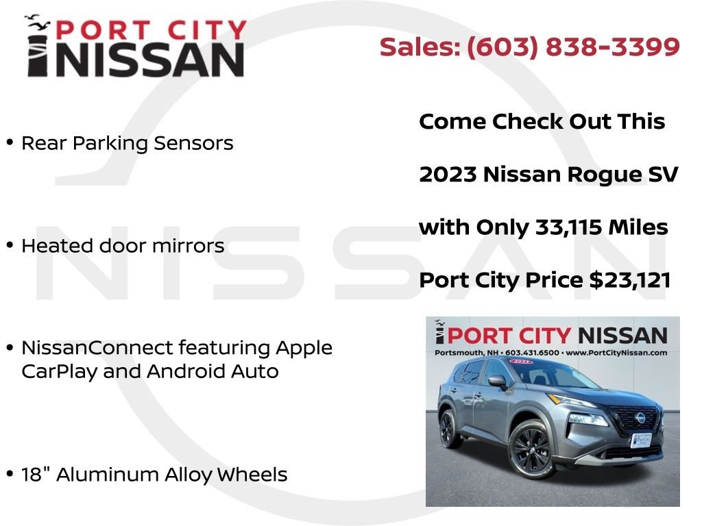 Used 2023 Gun Metallic Nissan SV image 15