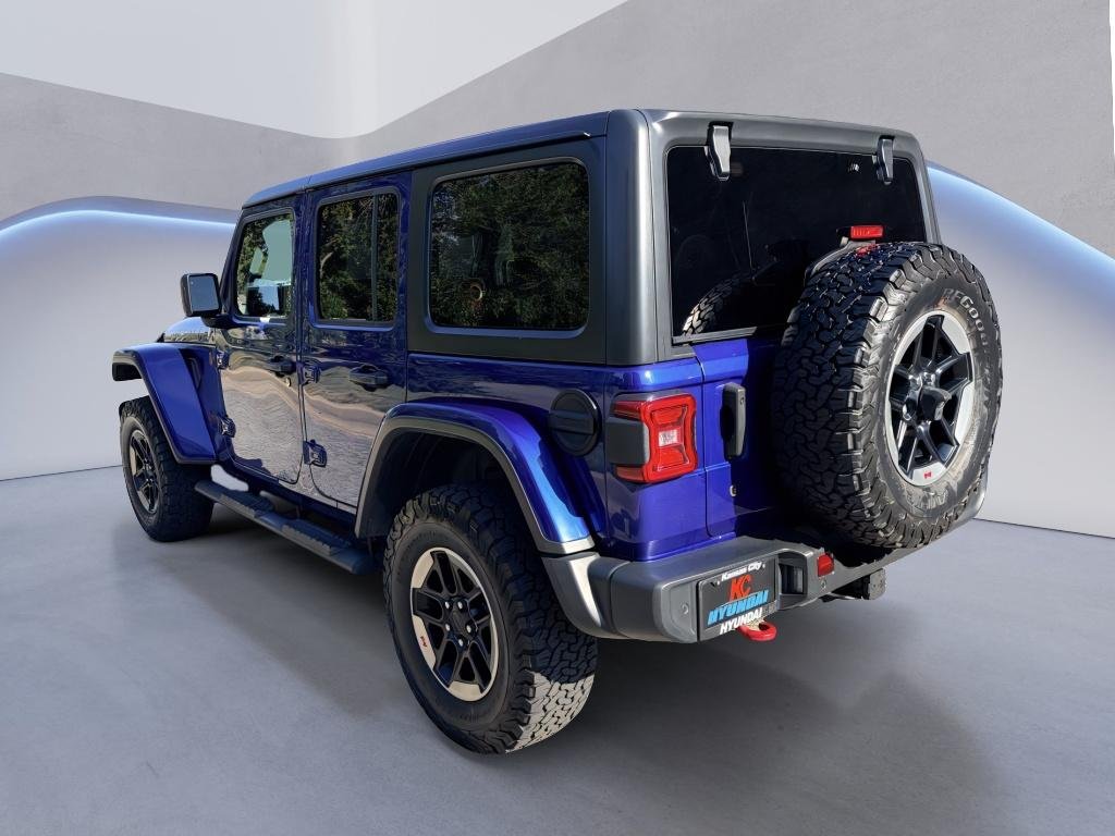 Used 2018 Ocean Blue Metallic Clearcoat Jeep Rubicon image 3