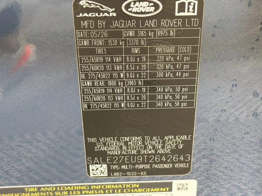 New 2026 Tasman Blue Land Rover X-Dynamic SE image 34
