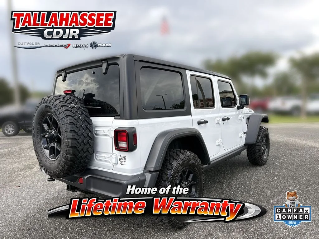 Used 2026 Bright White Clearcoat Jeep Willys image 3
