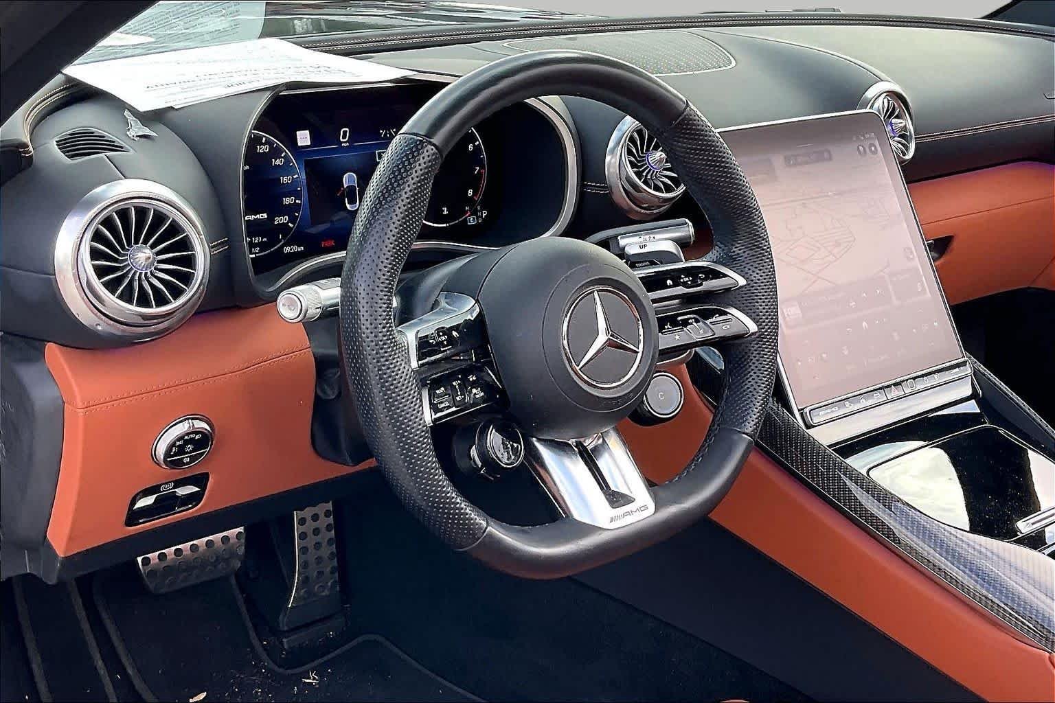 Certified Used 2022 Obsidian Black Metallic Mercedes-Benz AMG® SL 55 image 16