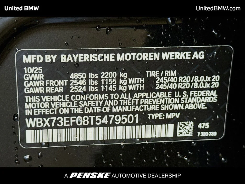Used 2026 Black Sapphire Metallic BMW xDrive28i image 15