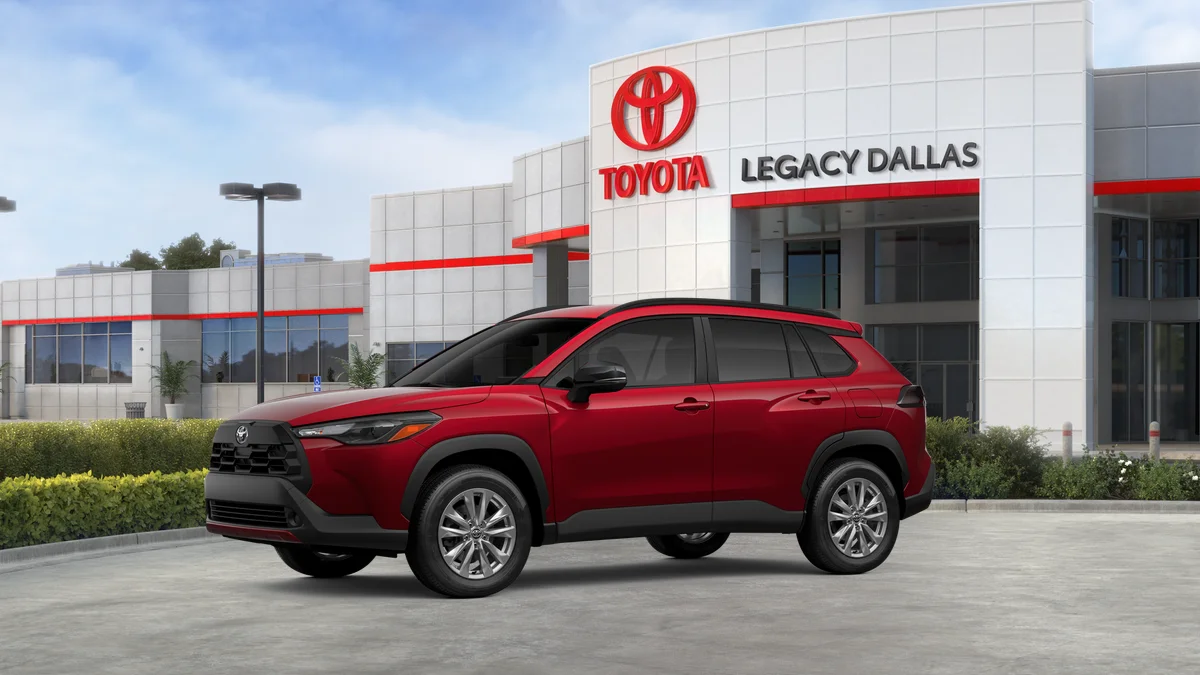 New 2026 Soul Red Crystal Toyota LE image 3