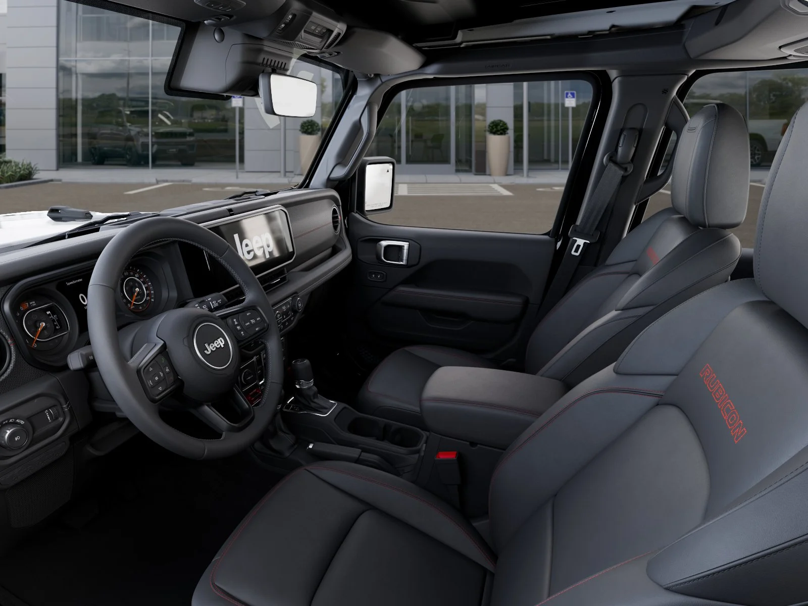New 2026 Black Clear-Coat Exterior Paint Jeep Rubicon X image 49