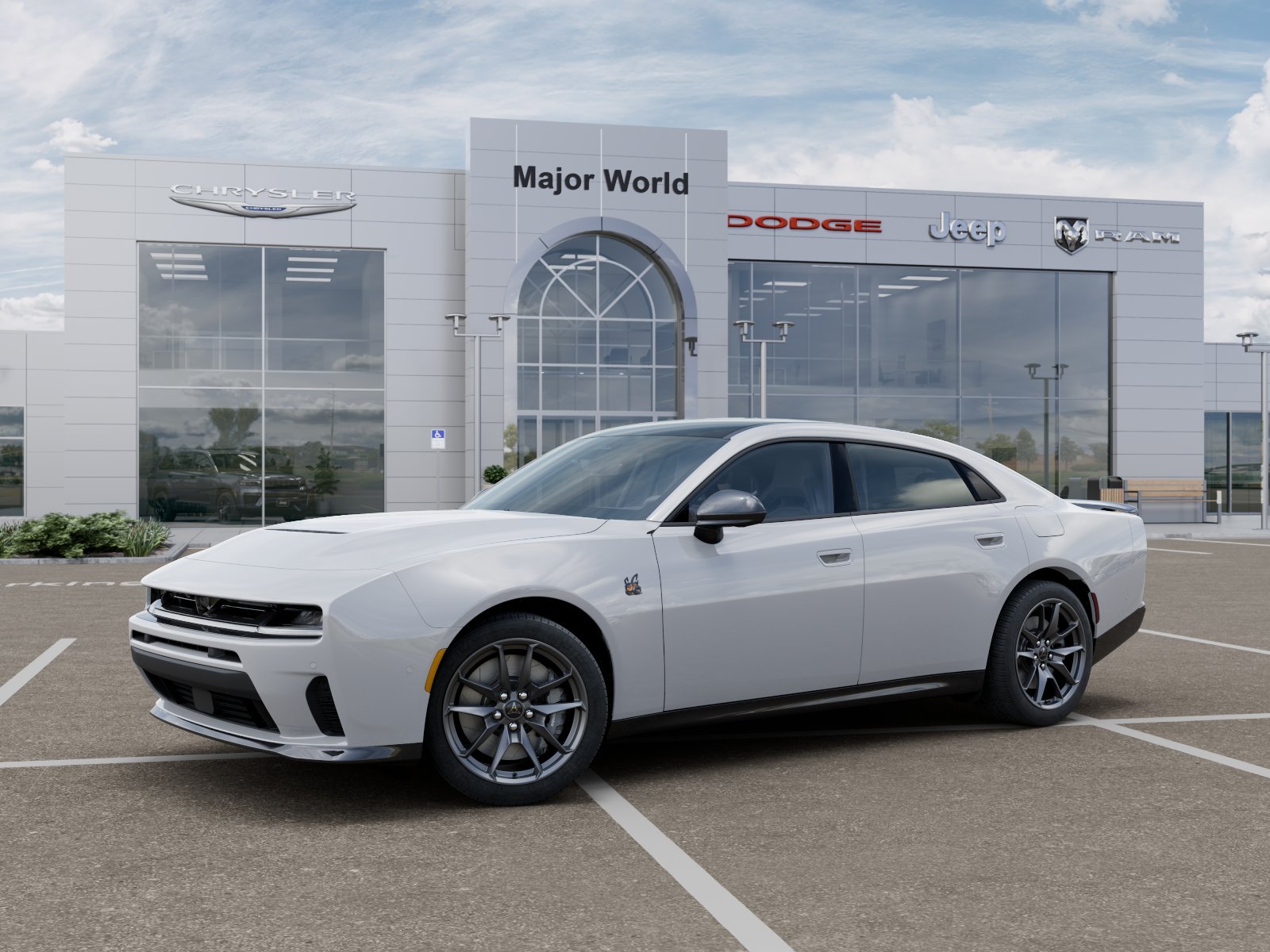 New 2026 White Knuckle Exterior Paint Dodge  image 2