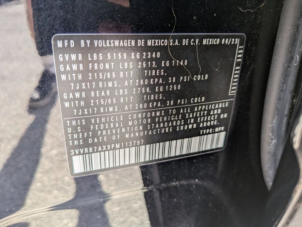 Certified Used 2023 Black Volkswagen 2.0T S image 32