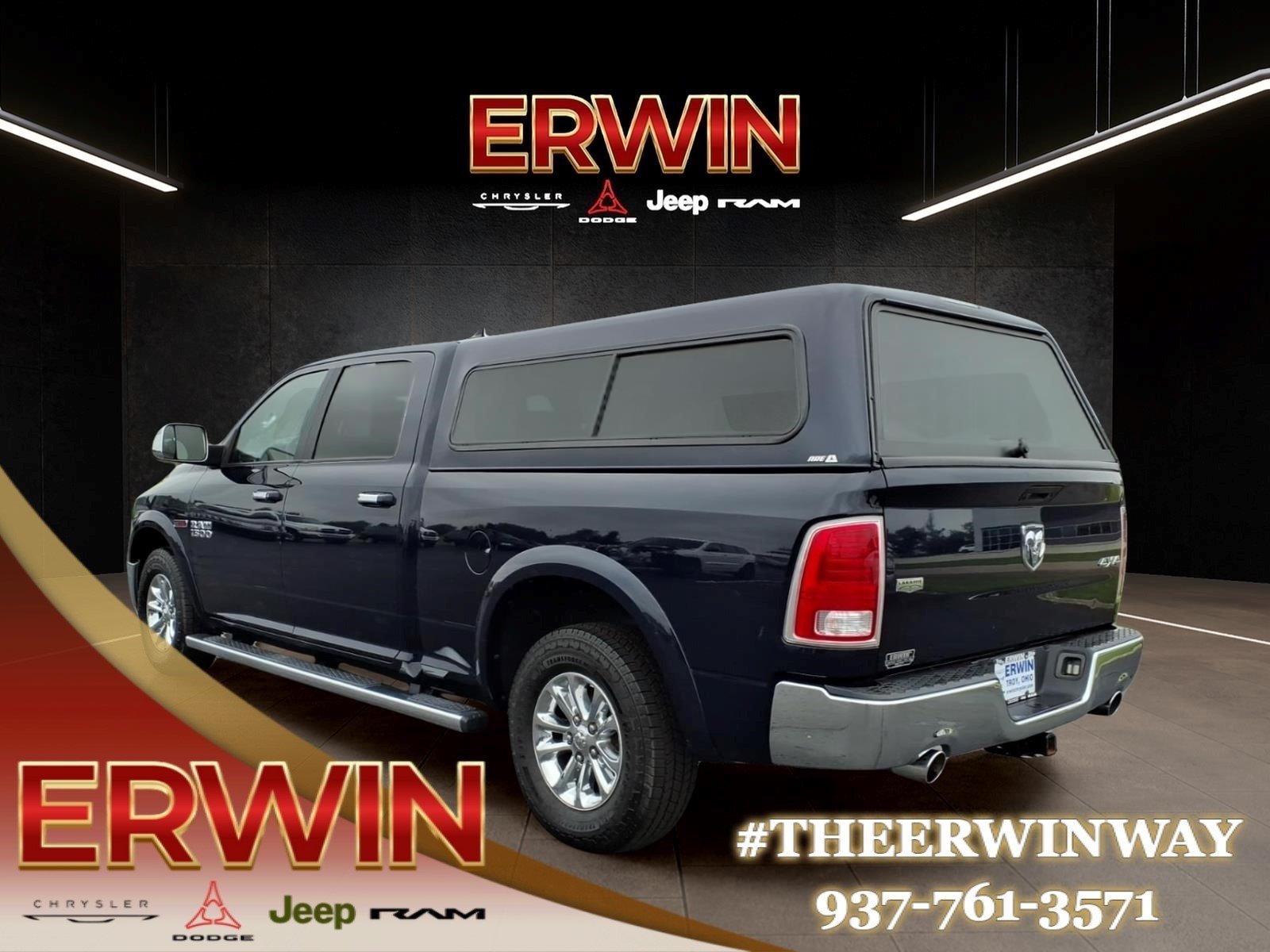 Used 2016 Blue Streak Pearl Coat RAM Laramie image 5