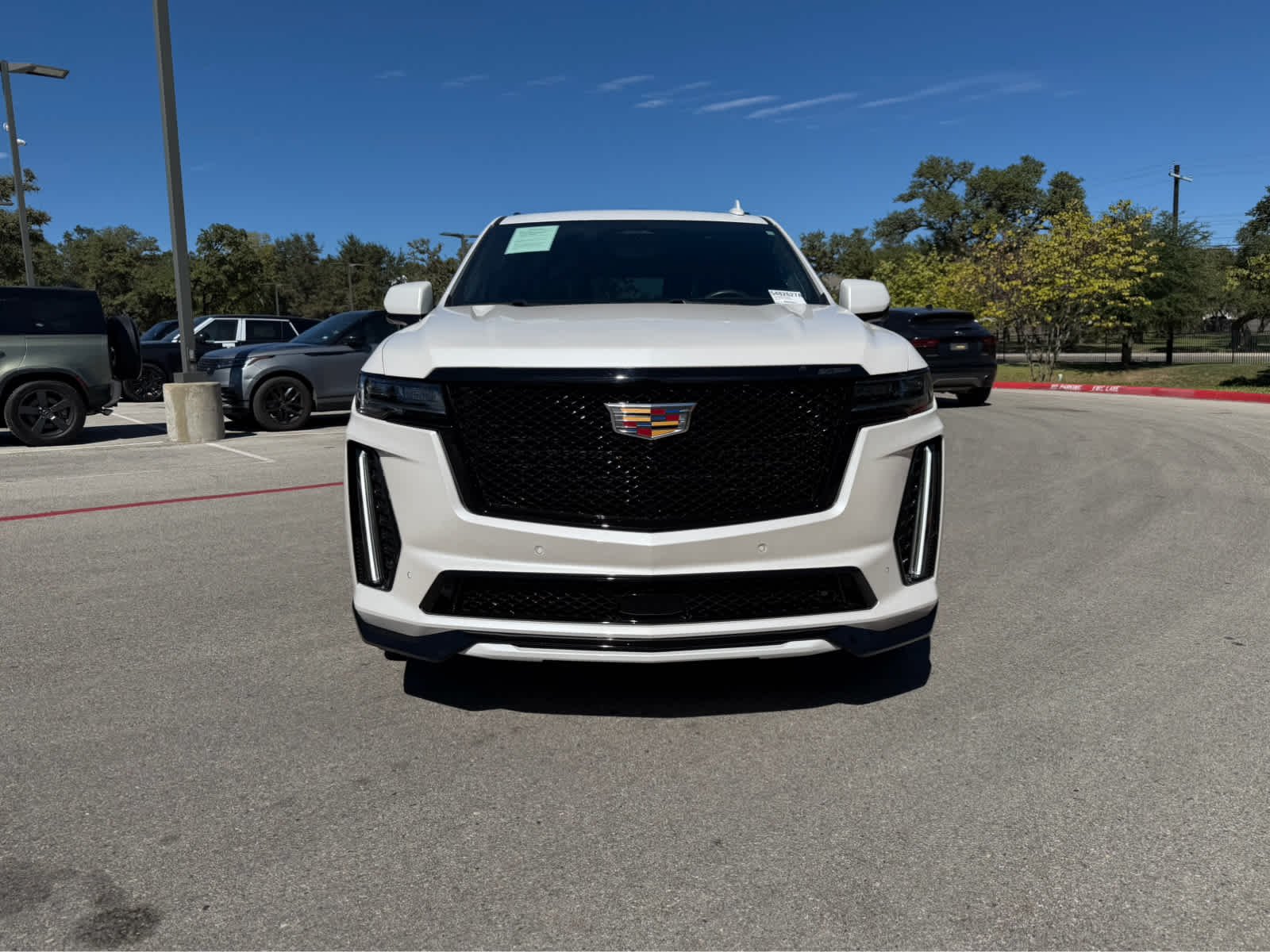 Used 2024 Crystal White Tricoat Cadillac AWD V-Series image 3