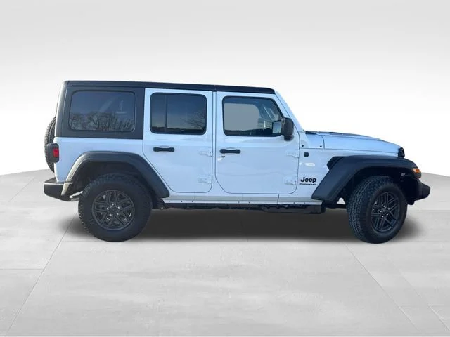 New 2026 Bright White Clear-Coat Exterior Paint Jeep Sport S image 8