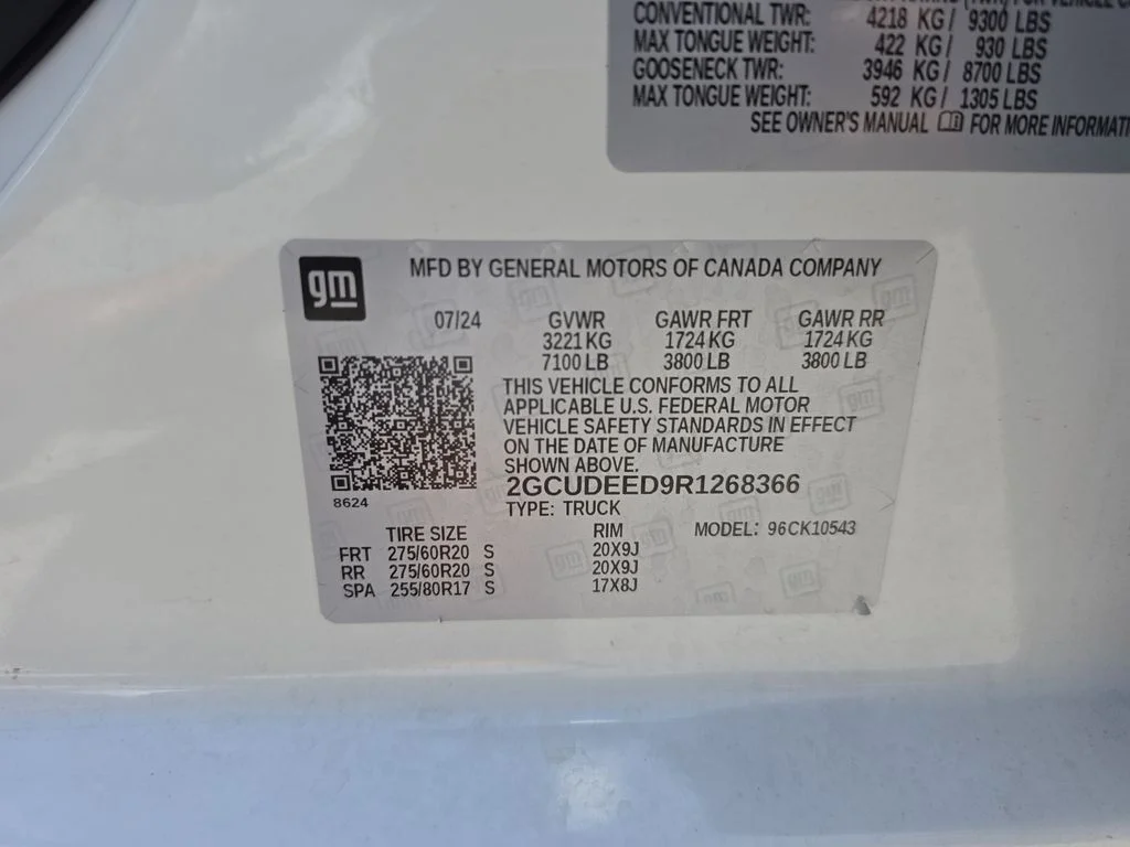 Certified Used 2024 Summit White Chevrolet RST image 37