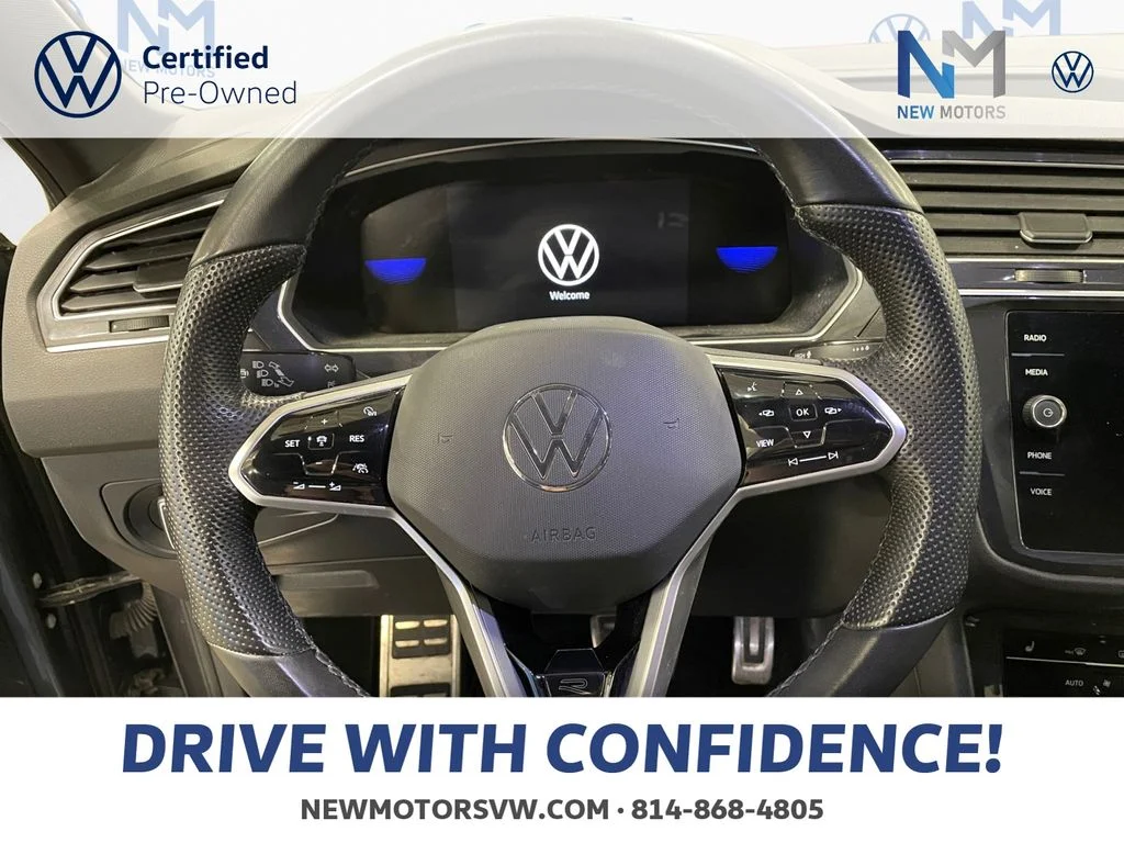 Used 2024 Platinum Gray Metallic Volkswagen 2.0T SE R-Line Black image 12