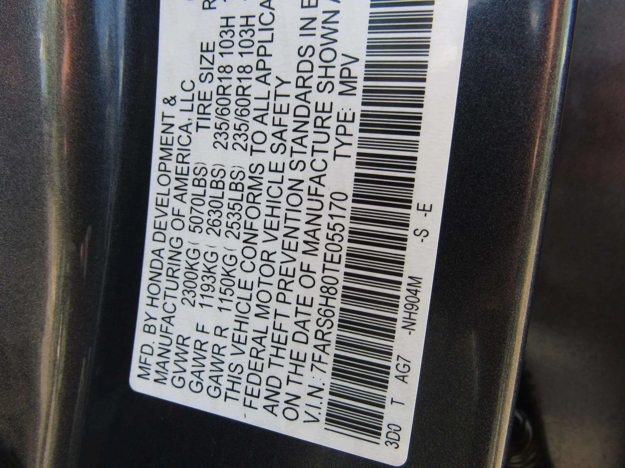 Certified Used 2026 Meteorite Gray Metallic Honda AWD Sport-L Hybrid image 63