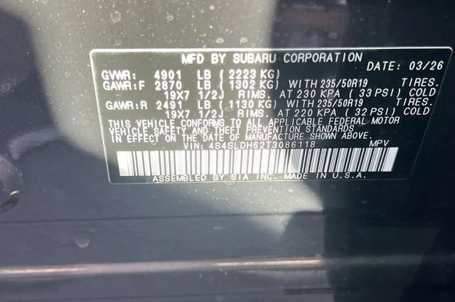New 2026 MAGNETITE GRAY METALLIC Subaru Sport Onyx Edition image 24