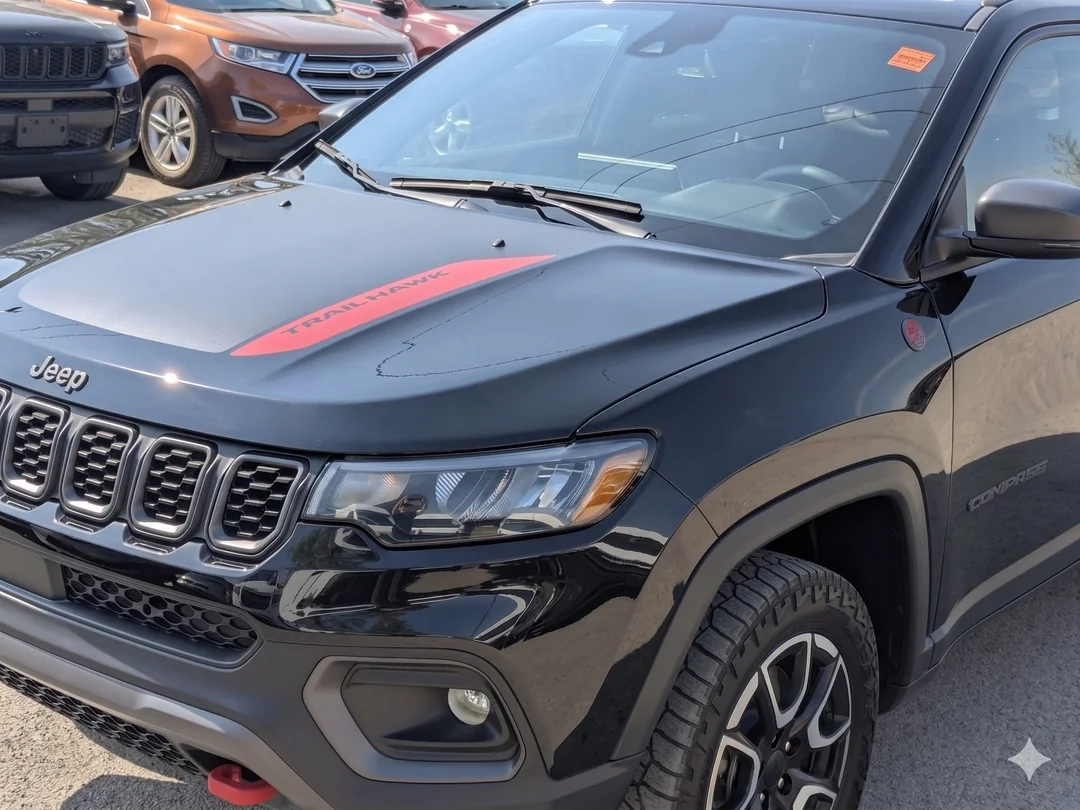 Certified Used 2024 Black Jeep Trailhawk - - 4x4 - Leather - Sun & Sound Grp - Alpine Audio - NAV & More! image 10