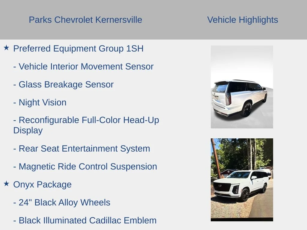 Used 2026 White Cadillac Platinum Sport image 10