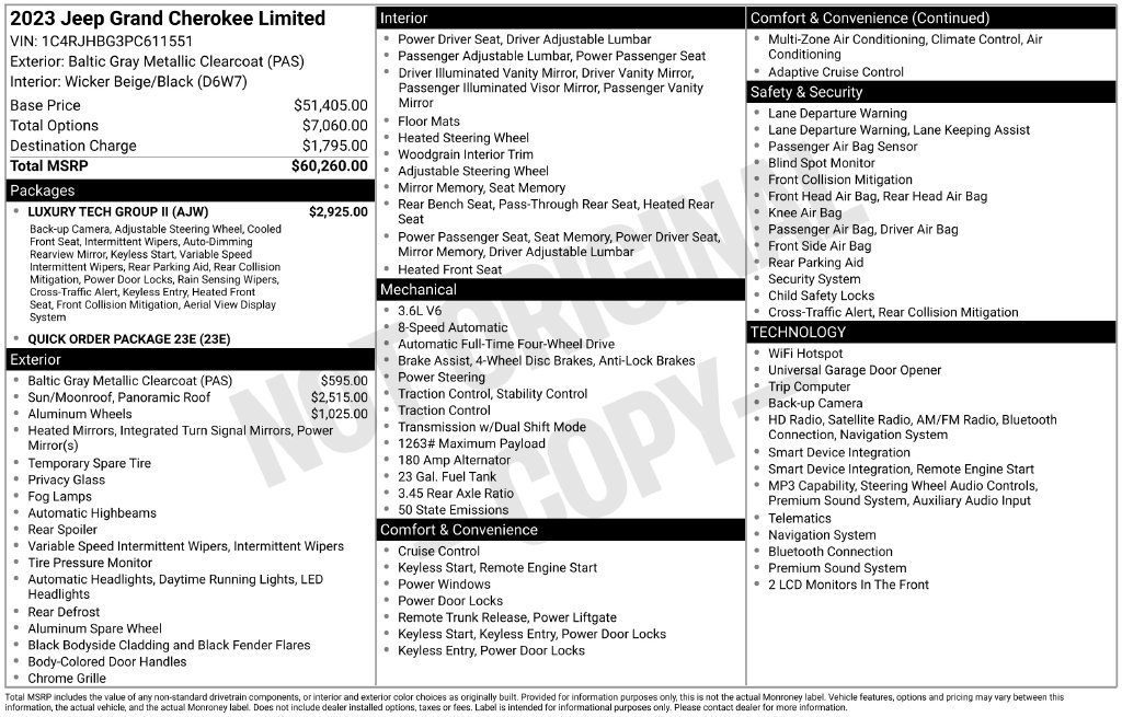 Used 2023 Gray Jeep Limited image 35