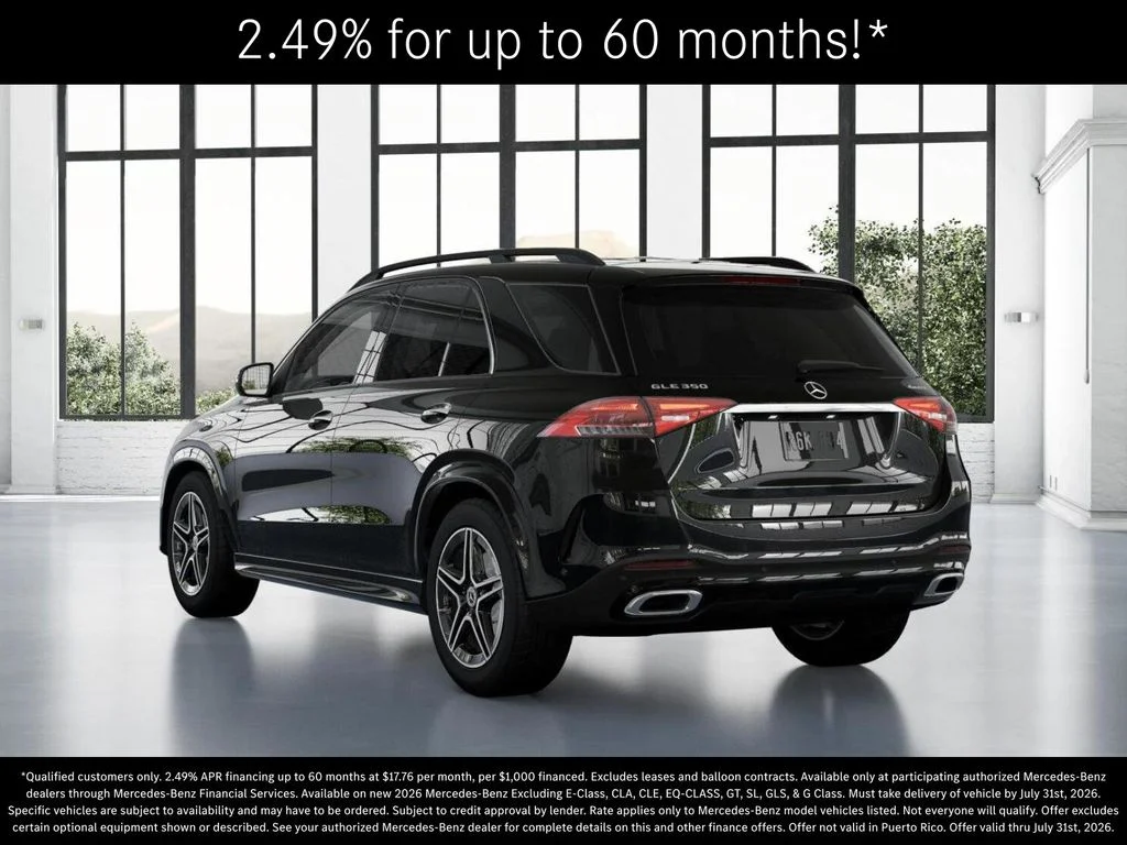 New 2026 Obsidian Black Metallic Mercedes-Benz GLE 350 image 28