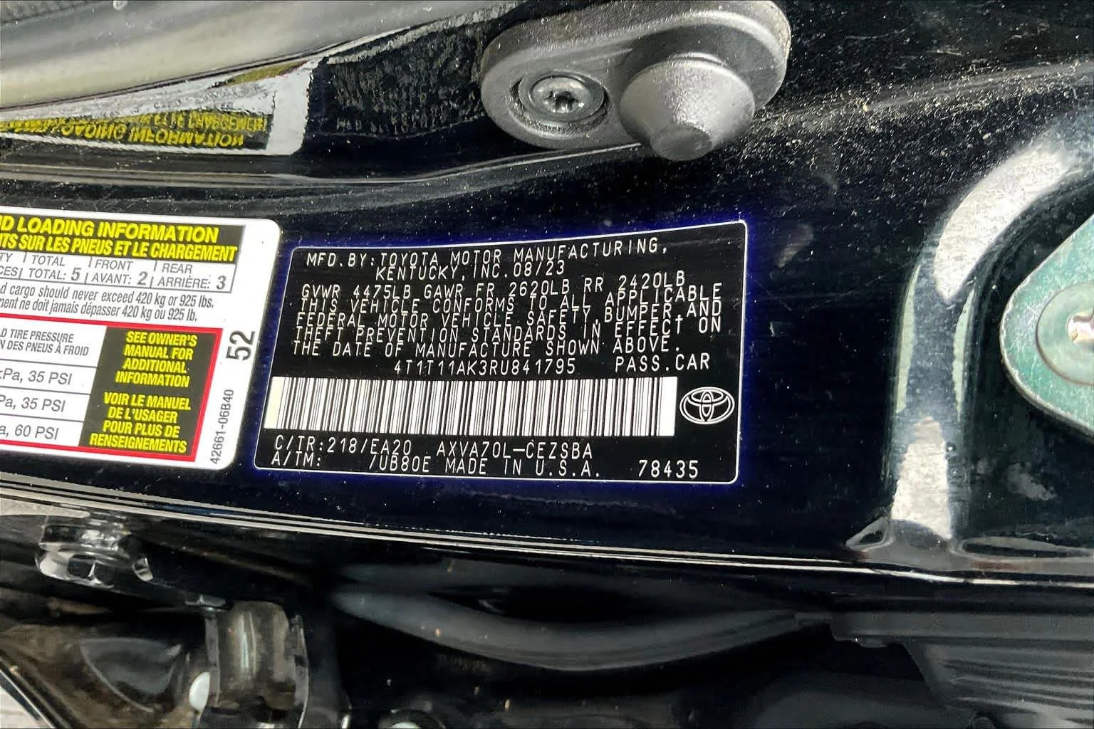 Used 2024 Midnight Black Metallic Toyota SE image 33