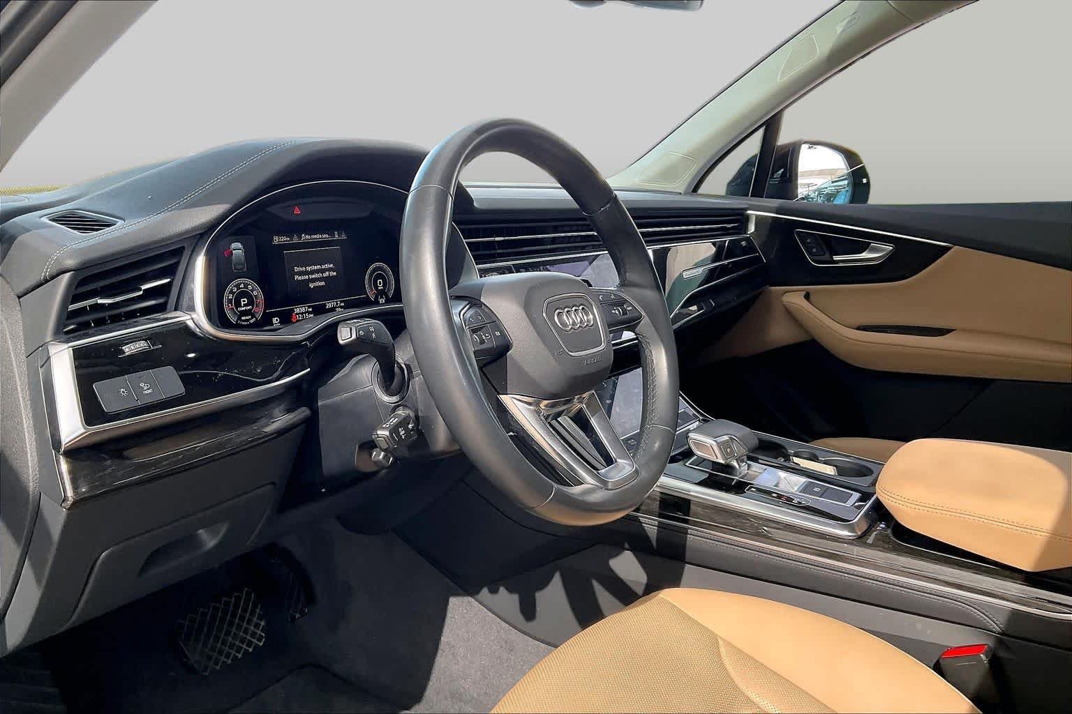 Used 2023 Waitomo Blue Metallic Audi Premium Plus image 16