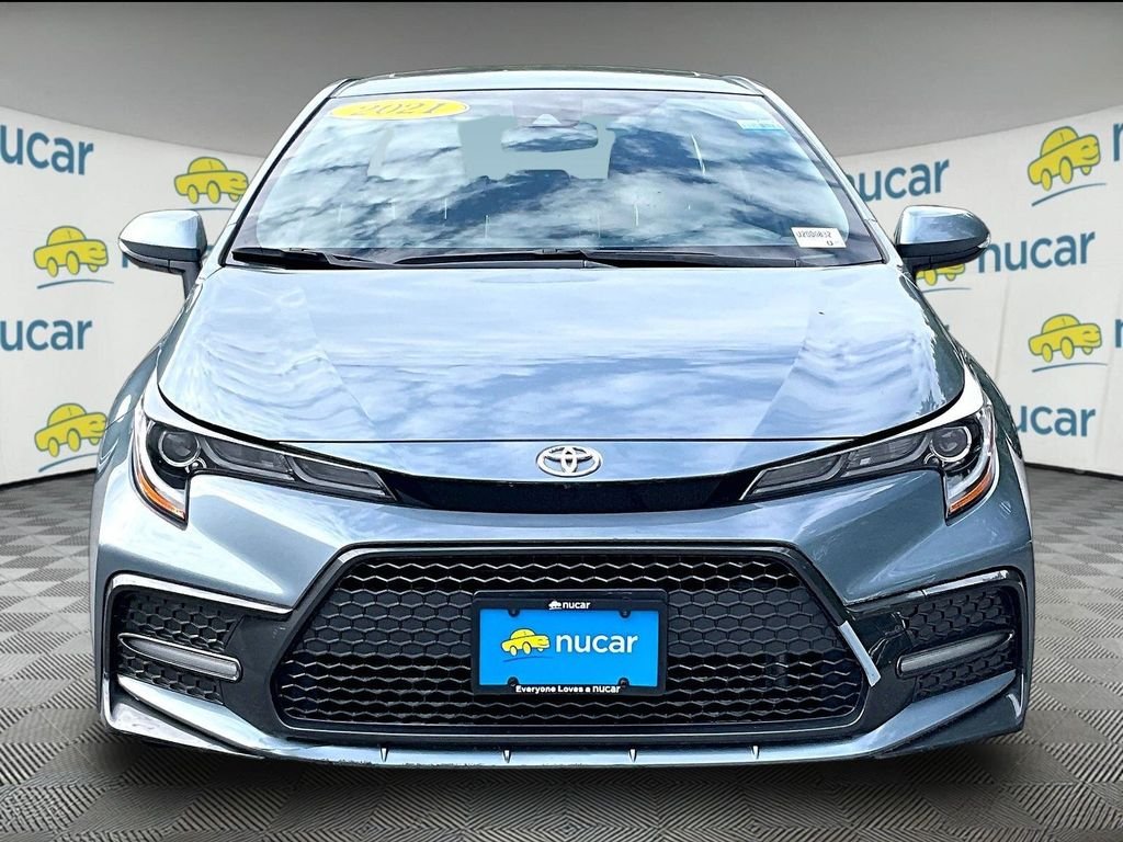 Used 2021 Celestite Toyota SE image 2