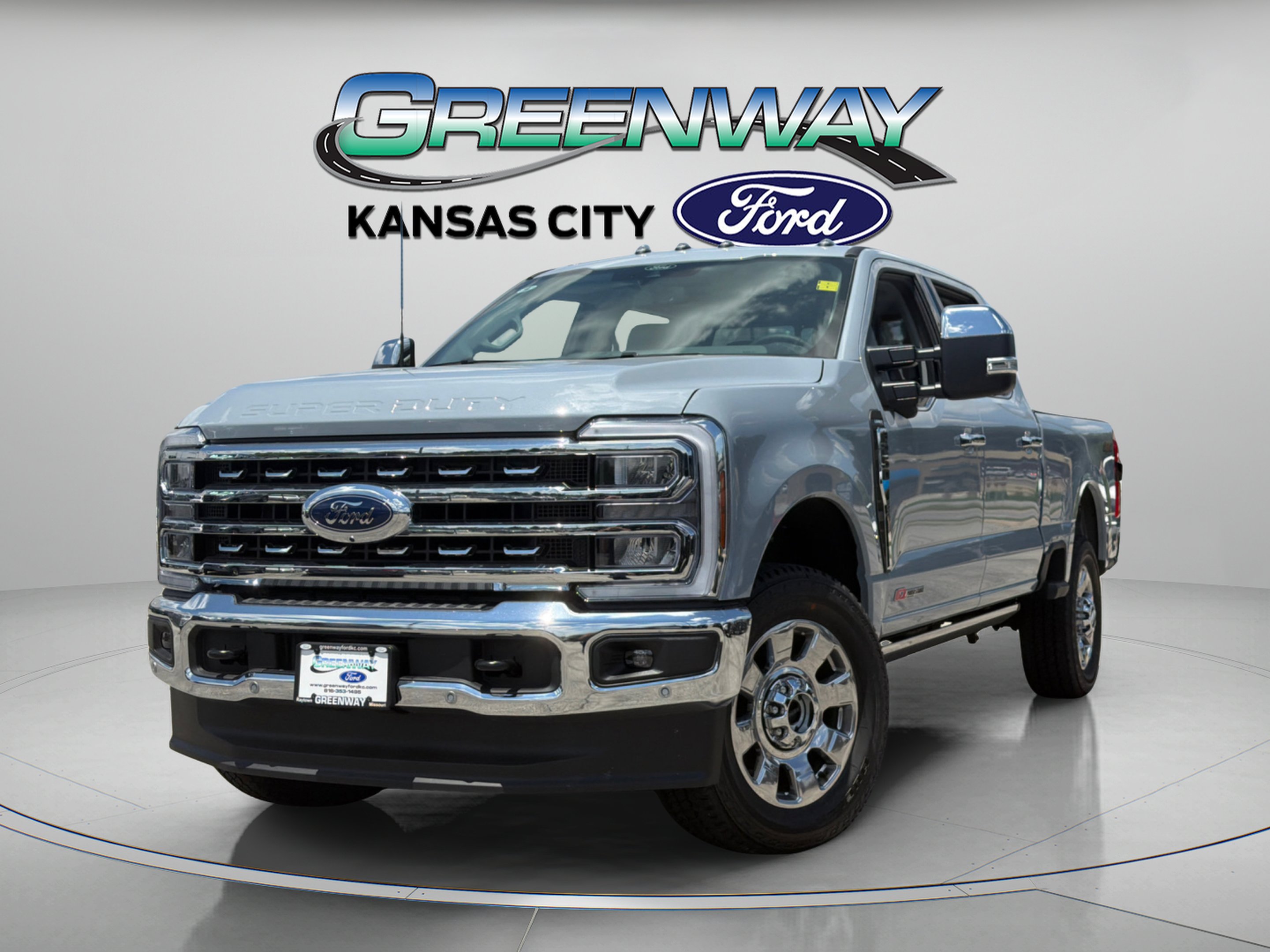 New 2026 Glacier Gray Metallic Tri-Coat Ford F-250® Lariat® image 3
