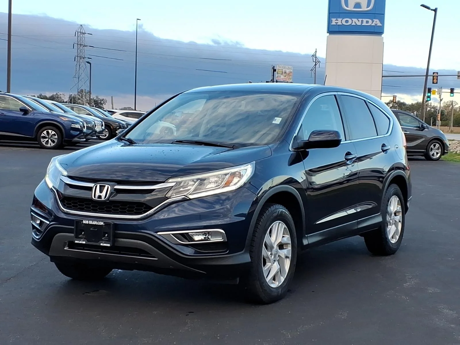 Used 2016 Obsidian Blue Pearl Honda EX image 14