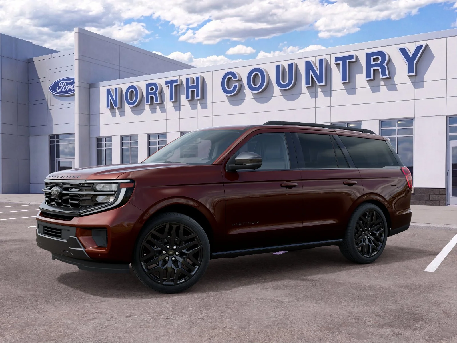 New 2027 Bronze Fire Metallic Tinted Clearcoat Ford Platinum image 27